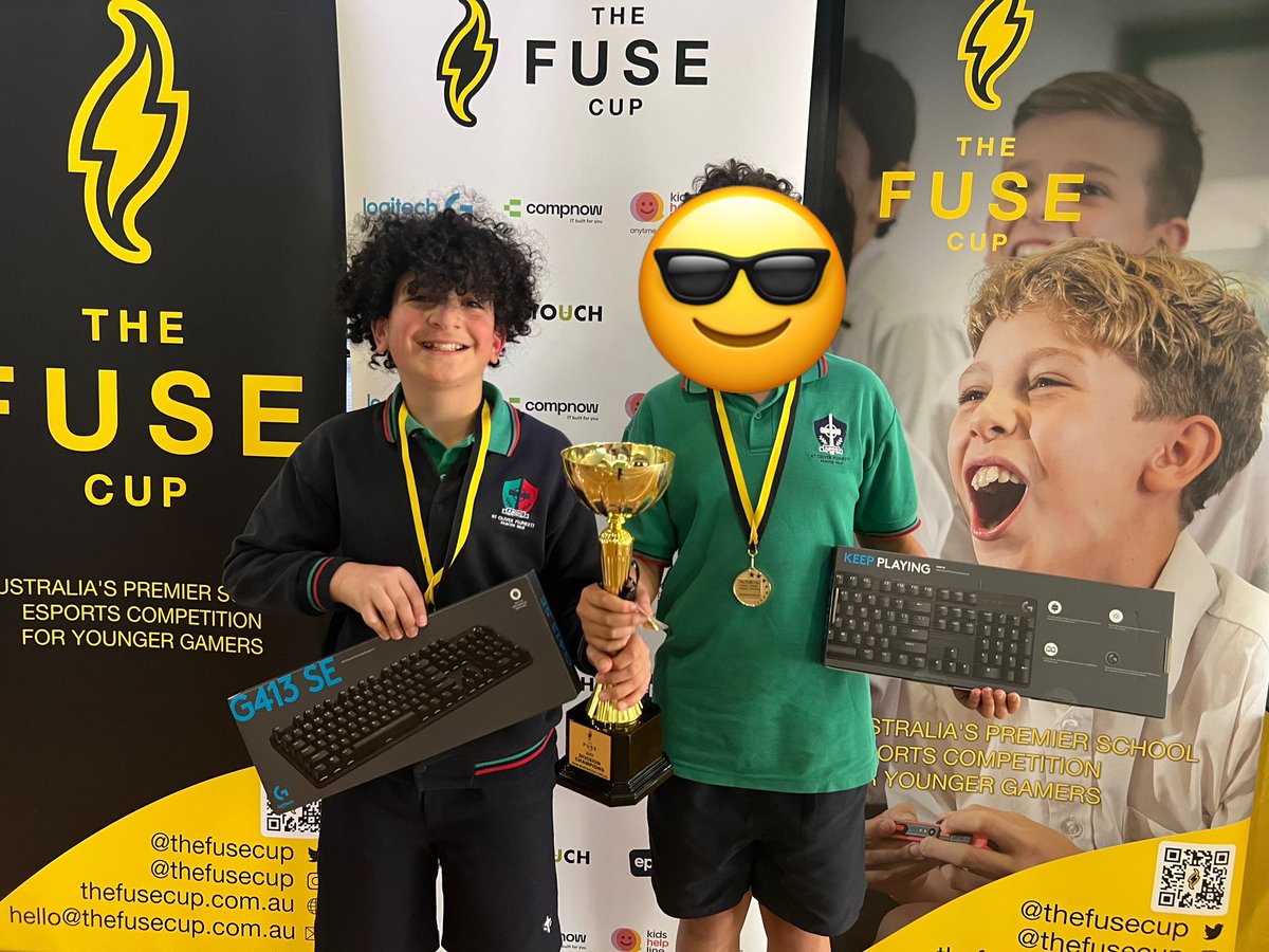 Another live comp down! These little champions from St Oliver Plunkett embodied The FUSE Cup spirit. Humble and skillful champions who showed EQ and respect for their opponents. Enjoy the @LogitechG_ANZ gear and see you on the GC for The FUSE Festival 🎮🏆🔥