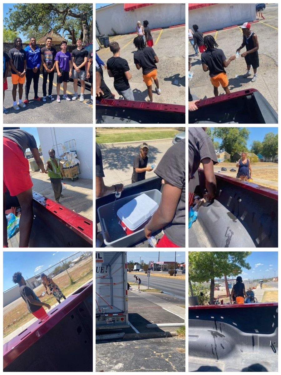 Today September 7 we hit the streets passing out water and spreading the GOOD NEWS!