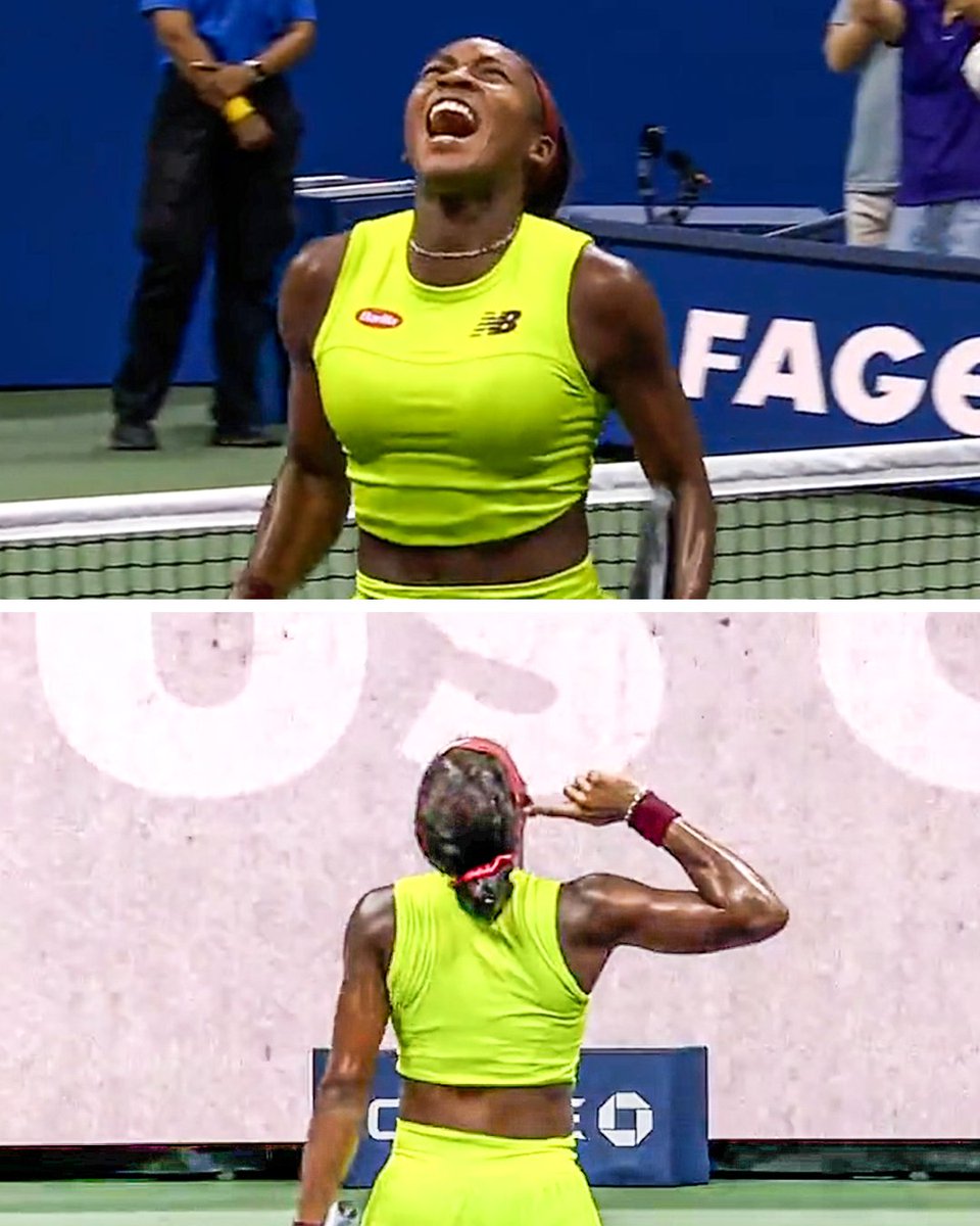 SportsCenter's tweet photo. NEXT UP, THE US OPEN FINAL 👏 https://t.co/v96FBJJABm
