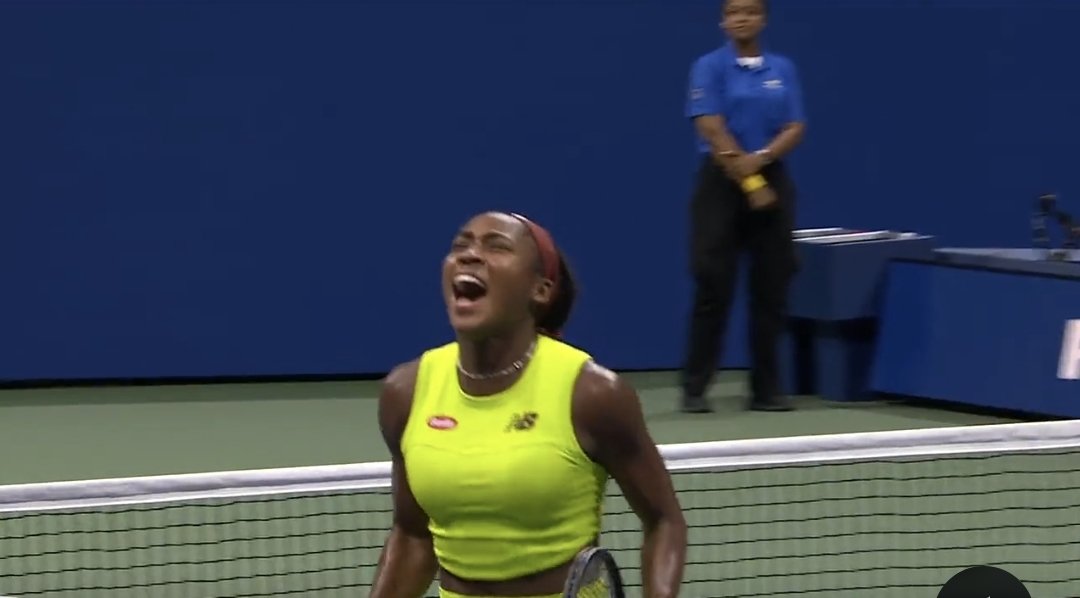 Equality1975's tweet photo. Coco is off to the #USopenFinals 

WWWWWWin https://t.co/AxvkjgnO18
