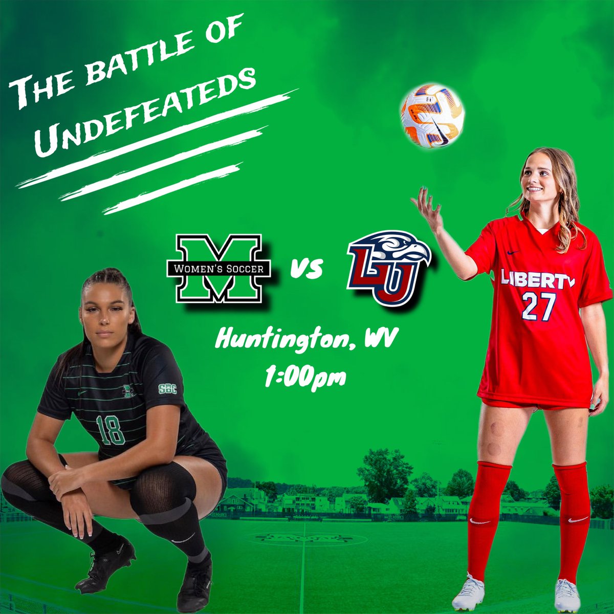 I want to see every single Herd fan Pack the Vet on Sunday! These undefeated ladies deserve all the support! A big test awaits Sunday when two undefeated teams clash! Come out and get the Vet rocking!!!🔥🔥🔥