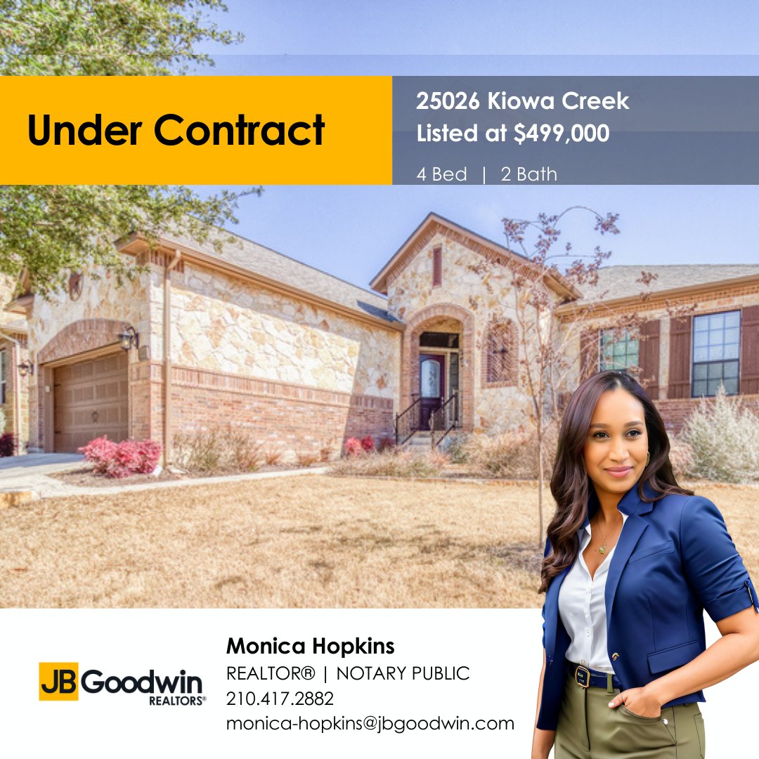 After some intense and exciting negotiations, my client is under contract! #monicaismyrealtor #sanantoniorealtor #sanantoniorealestate #undercontract #gatedcommunity #findmyhome #dreamhome #relocation