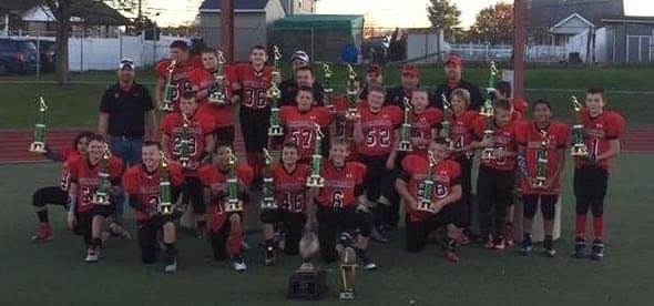 45ctas's tweet photo. 2015 WGYFL Class A Super Bowl Champions
Division I - Southmoreland Scotties
Division II - McGuffey Little Highlanders
Division III - Chartiers Houston Buccaneers https://t.co/G1YTawrN8I