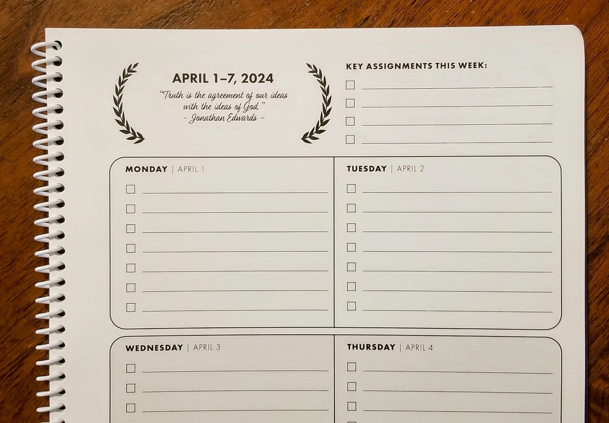 DailyEdQuotes's tweet photo. "I am so happy I purchased this planner. I recently returned to school and was looking for a way to plan my classwork, homework and schedule the rest of my study time. The scripture verses return my focus to God and uplift me when needed." - Barbara B.
https://t.co/wCARoHuVl4 https://t.co/UGsx8xY49a