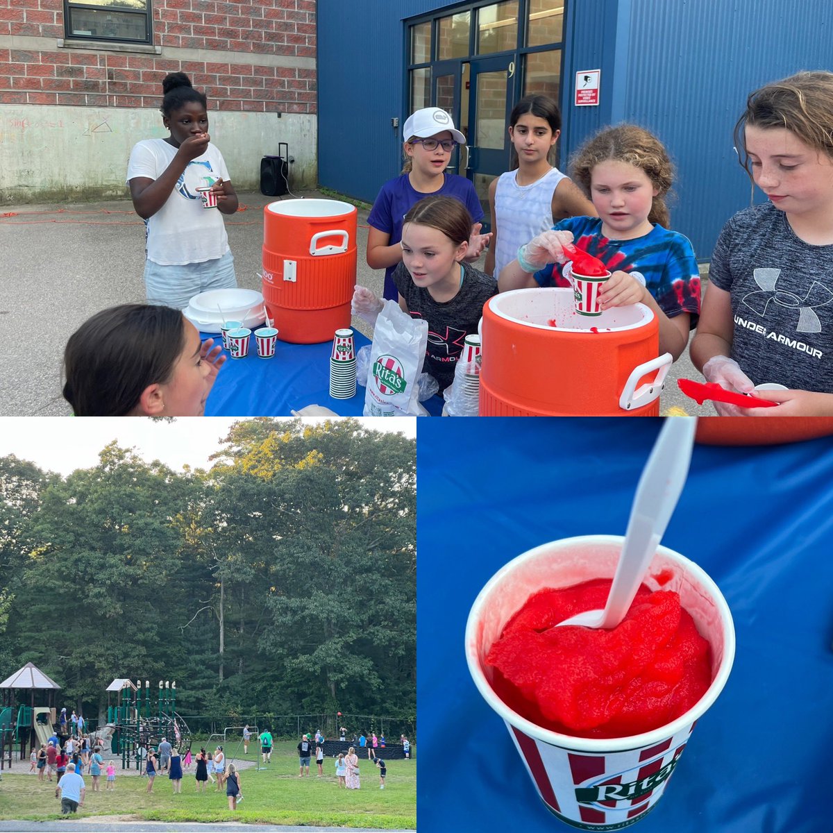 ElmStreetPAC's tweet photo. Perfect night at Elm Street kicking off the school year with our annual “Ice Cream Social” featuring @RitasOfWalpole ! 

Thanks to all of the volunteers and helpers, especially our awesome 5th grade scoopers! 
@elmwalpole @PublicWalpole https://t.co/kJ697vOWai