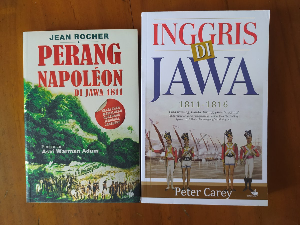 bukupagi's tweet photo. 2 buku, 99rb
Inggris di Jawa
Perang Napoleon di Jawa
Bekas, bagus
#jumatberkah #pakethemat https://t.co/JHsTnly2KH