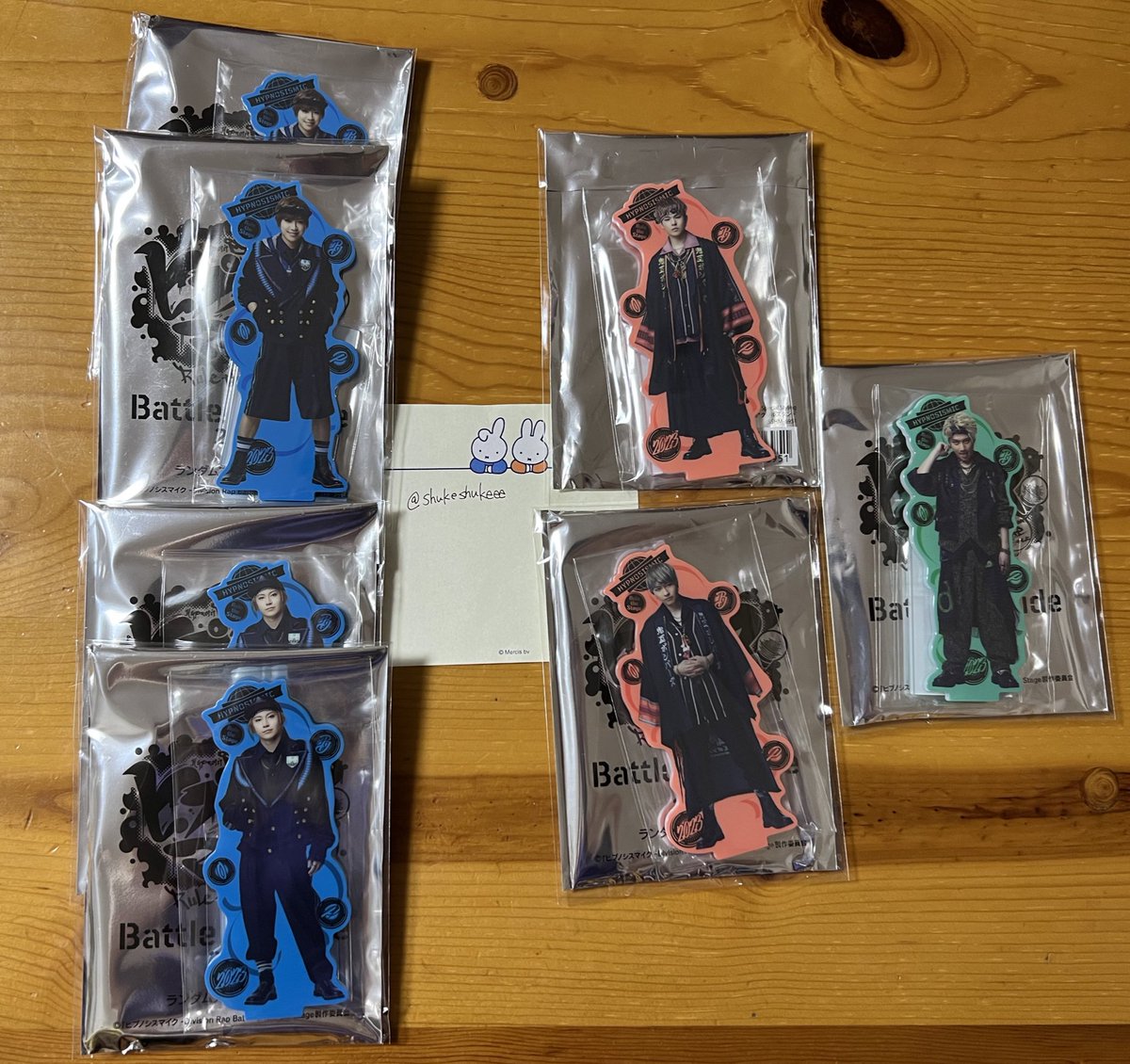 shukeshukeee's tweet photo. 【交換・譲渡】
ヒプステ BoP 2023 アクスタ  アクリルスタンド

譲☆ 蛇穴 健栄さん
鬼灯 甚八さん、駒形 正宗さん、綿本 裕孝くん、茜ヶ久保 遼太郎くん

求☆ 谷ケ崎 伊吹、四十物 十四、躑躅森 盧笙、定価

9日現地手渡し＞郵送
蛇穴さんは交換のみとさせていただきます。
よろしくお願いします。 https://t.co/amZ3oNGBra