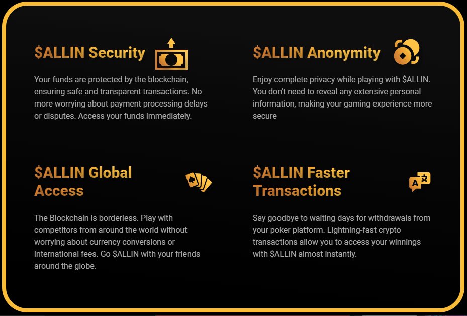 All In Bets | $ALLIN | Poker + Games On Ethereum tweet media