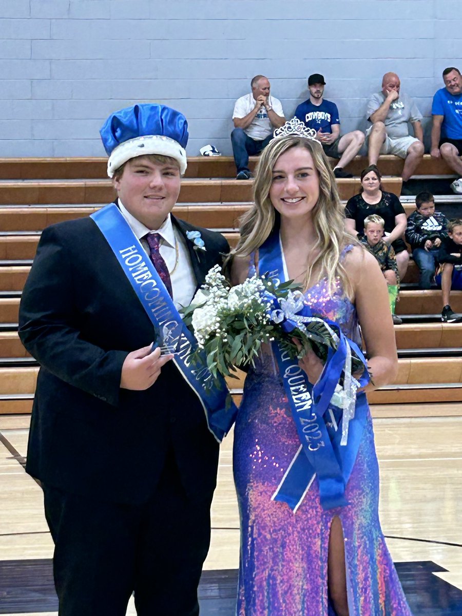 NFMustangs's tweet photo. Congratulations to Brooks Bellcock and Kierra Jungers for being selected as our 2023 Homecoming King and Queen. #newellfonda https://t.co/wITFwWdIjM