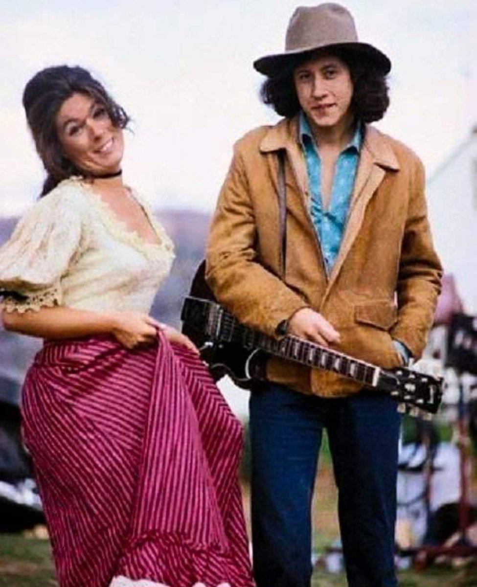 Arlo Guthrie With Alice Brock from the real, 'Alice's Restaurant.' -1968