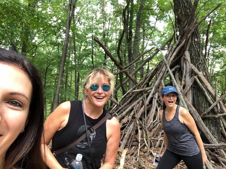 Tammy's tweet photo. It’s apparently my FB Friendaversary with @dcconcierge today and despite all of our photos and travels and events together, my absolute fave pic was that time we hiked through the Blair Witch Project. Cc @jigolden https://t.co/ilgv4Rzl2R