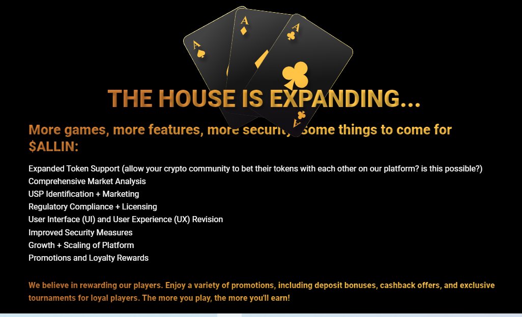 All In Bets | $ALLIN | Poker + Games On Ethereum tweet media