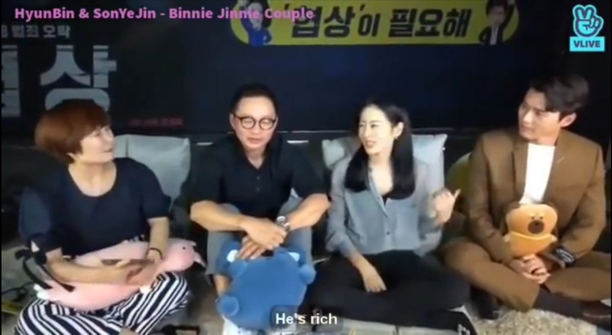 AmLiRa7's tweet photo. That time Hyun Bin said he liked eating pork belly with soju and Yejin said it's because he's rich 😂
I guess they're both rich 😭😂♥️ https://t.co/xONsB5qNHK