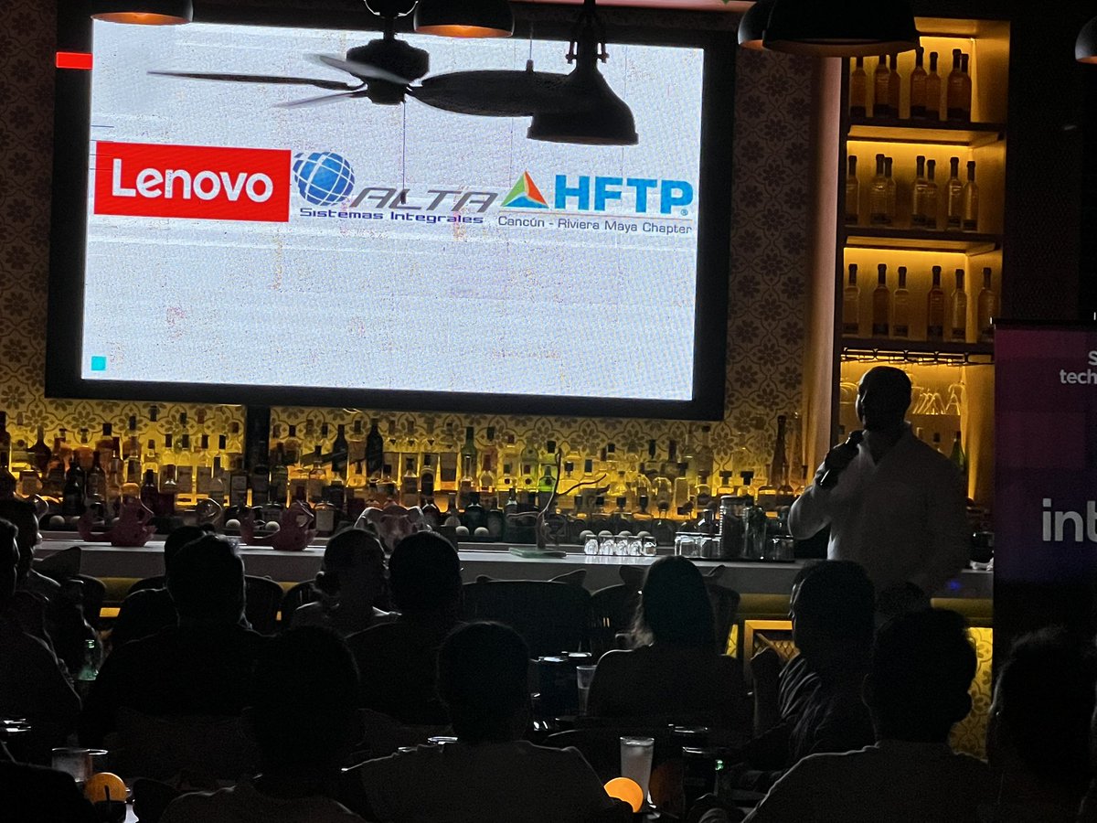 altasistemasmex's tweet photo. Que gran noche, grandes personas exponiendo de nuevas tendencias en ciberseguridad y AI, mil gracias a todos nuestros clientes, amigos y socios de negocios! Pero más gracias equipo de Alta Sistemas que sin ustedes no estaríamos aqui. https://t.co/Us26A08ggU