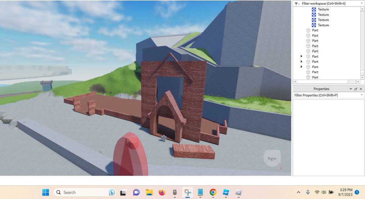 MechroHunt's tweet photo. Started building a church which is gonna be connected to the main castle at spawn,

#ROBLOX #RobloxDev #robloxart #Playlist #architecturaldesign #3dmodeling https://t.co/uO1L2f1FkI