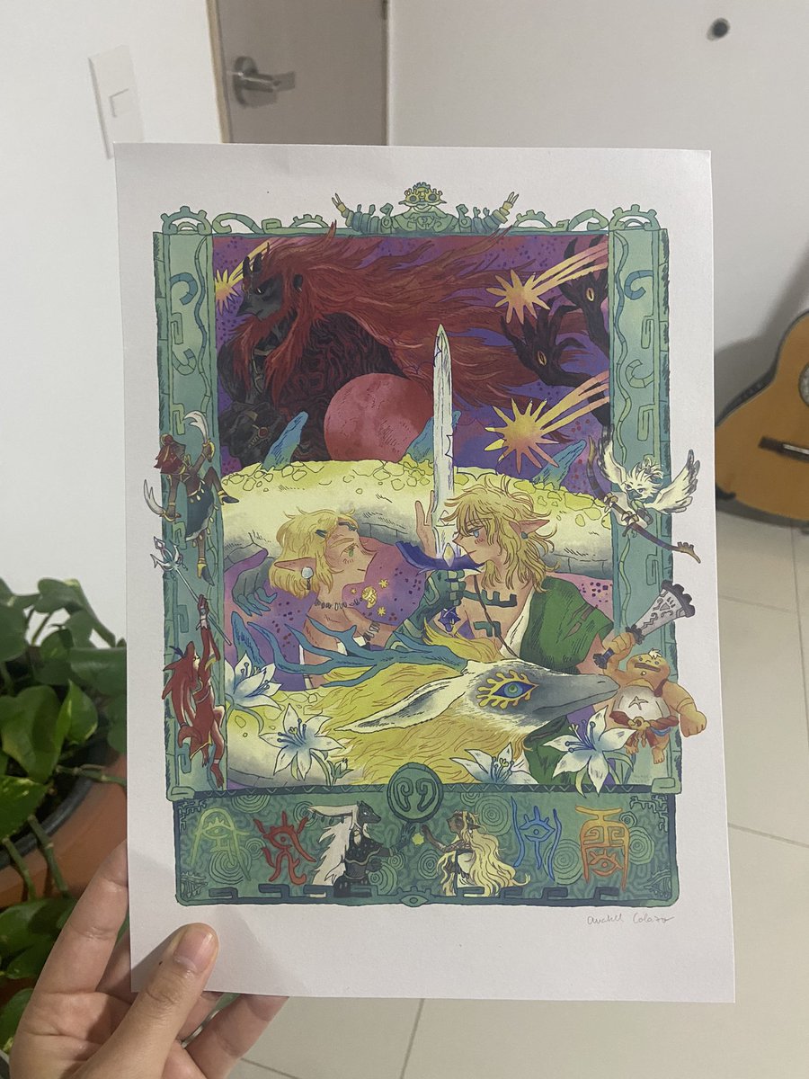 ☺️ soy la más feliz de que ya llegó mi print de <a href="/ufotomorrow/">anabel colazo</a> 

enserio la foto no hace justicia de los colores tan bonitos que tiene

sugerencias de enmarcado son bienvenidas ✨