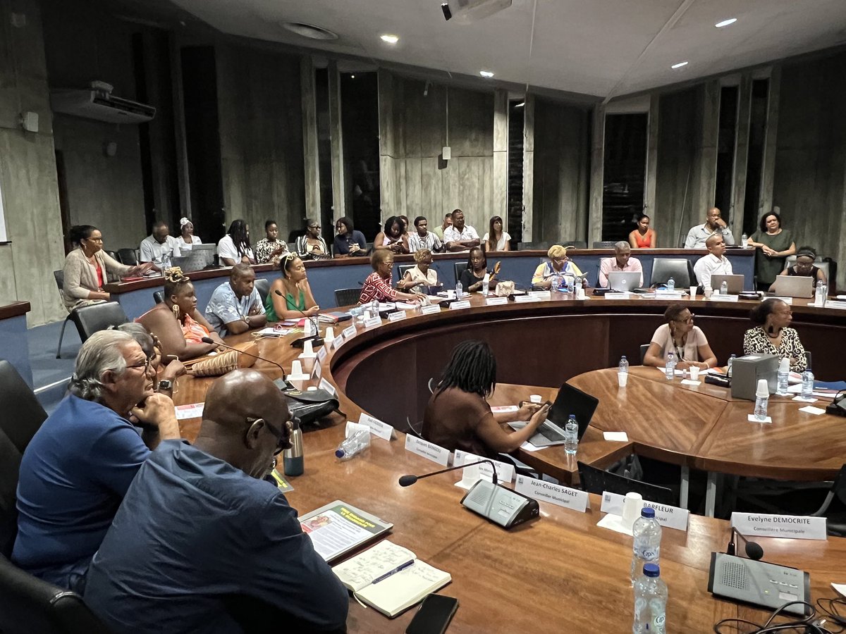 Merci aux conseillers municipaux de Pointe-à-Pitre pour leur bel accueil, pour leur écoute attentive et pour leurs encouragements.
Ce fut court - 30 minutes pour convaincre - mais intense ! ✌🏾
<a href="/EnsembleNouTout/">Ensemble, nou tout’</a>