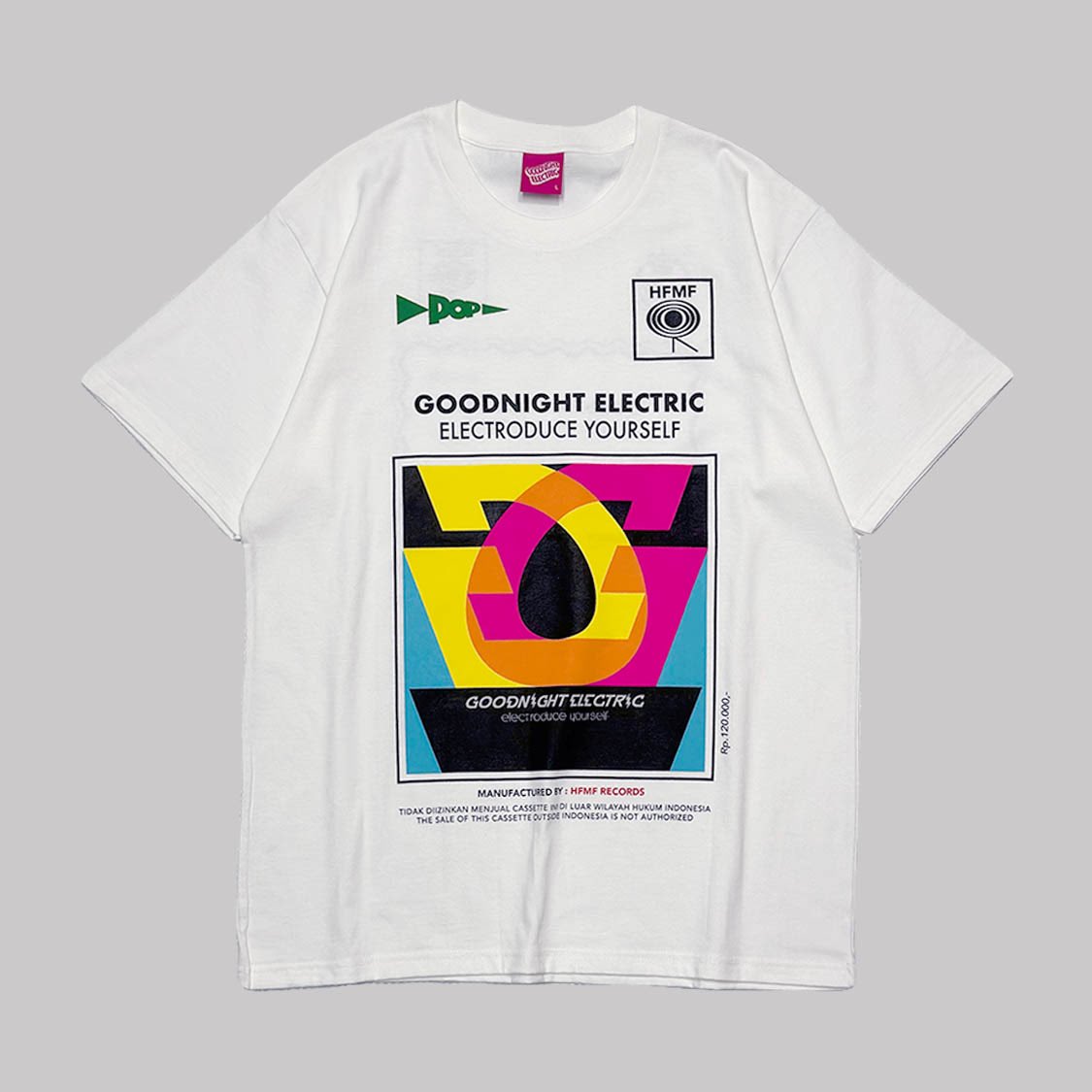 goodnightelctrc's tweet photo. •
New merch is out!
Electroduce Yourself Cassette Box Edition
Available in white tees only
Cotton 24s
IDR 180k

Get it now 
https://t.co/NGkri8cLHP

#goodnightelectric 
#HFMFrecords 
#jajanrock https://t.co/gIsRlrG4QC