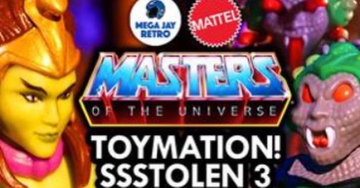 JBRetros's tweet photo. Snake Armor #Skeletor , Snake Armor #HeMan , #Mekaneck and the Ground iopper, take on Lady Slither, Fang-Or, Sssqueeze,&amp; the Snake Men Army. #MegaJayRetro Reacts to the new #MOTU Origins Ssstolen Part 3 #ToyAnimation by  @JustinRaschAnimation . https://t.co/7mP1JAXoUi https://t.co/WZyw7E9neM