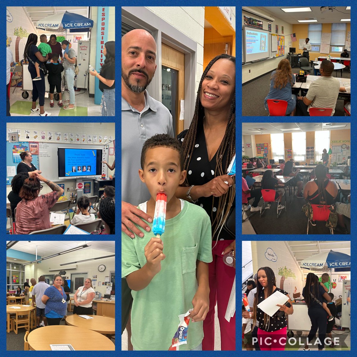 SoniaMatthew2's tweet photo. This evening’s Open House event was a success! ⭐️ Thanks to our PTO for the cool and refreshing popsicles! ☀️😊 It was wonderful to see and feel the excitement as school is in full swing @ NealBlueCrabs #OpenHouse #offtoagreatstart! 🦀 https://t.co/FYzFQTq8vD