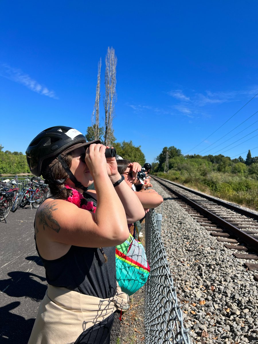 We kicked off #rally4land this week by hosting a bike tour of Portland! We explored parks, greenways, and urban natural areas while learning about how organizations including land trusts are working together to create a more vibrant, climate-resilient, and equitable Portland🚲
