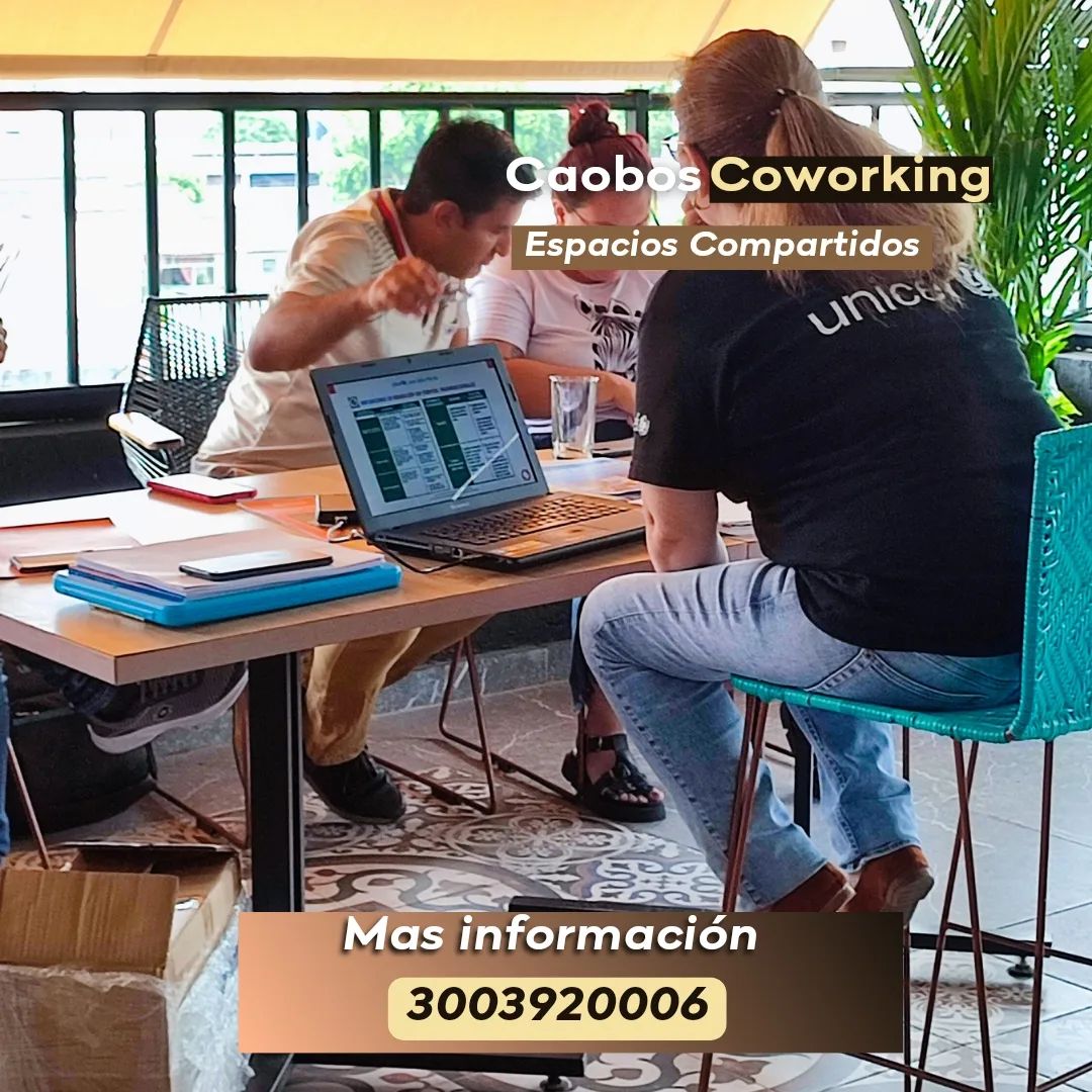 CaobosCenter's tweet image. ¿Quieres trabajar en un espacio que estimule tu creatividad y tu trabajo en equipo?
En Caobos Coworking, te ofrecemos un espacio equipado y asequible, una comunidad de profesionales, un ambiente creativo y colaborativo, acondicionado para el éxito.
Ven a Caobos Coworking y crece.