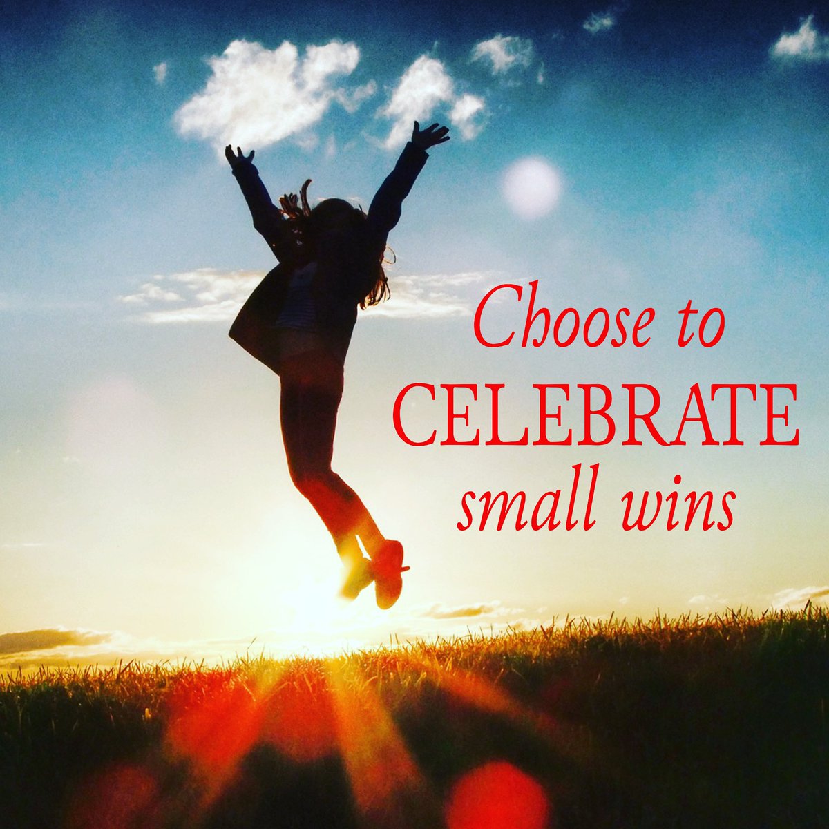 Choose to celebrate small wins.
#choosetocelebrate #celebratesmallwins #preciouswords #preciouswordsoflife #smallwinsmatter #smallwins