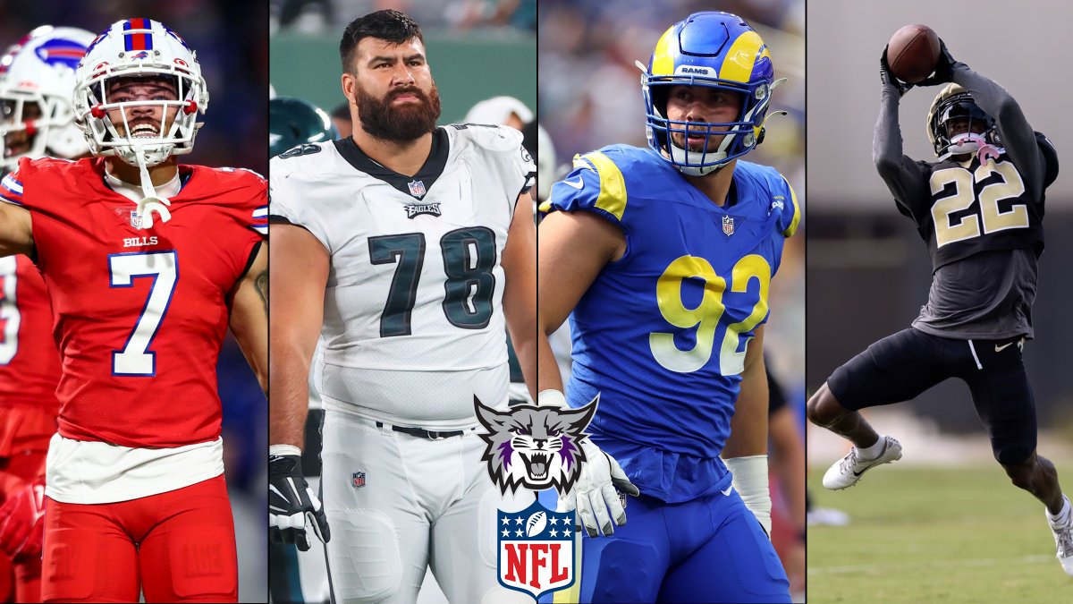 As the 2023 #NFL season gets underway, Weber State has 4⃣ former Wildcats on active NFL rosters, the most of any team in the Big Sky and the second-most of any team in FCS football! 

Good luck this season <a href="/Taronj11/">Taron Johnson</a>, @iosuaopeta55, Jonah Williams, and <a href="/RashidShaheed/">Sheed✌🏾</a>!