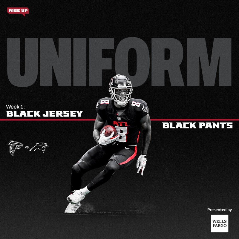 AtlantaFalcons's tweet photo. We're back in black!