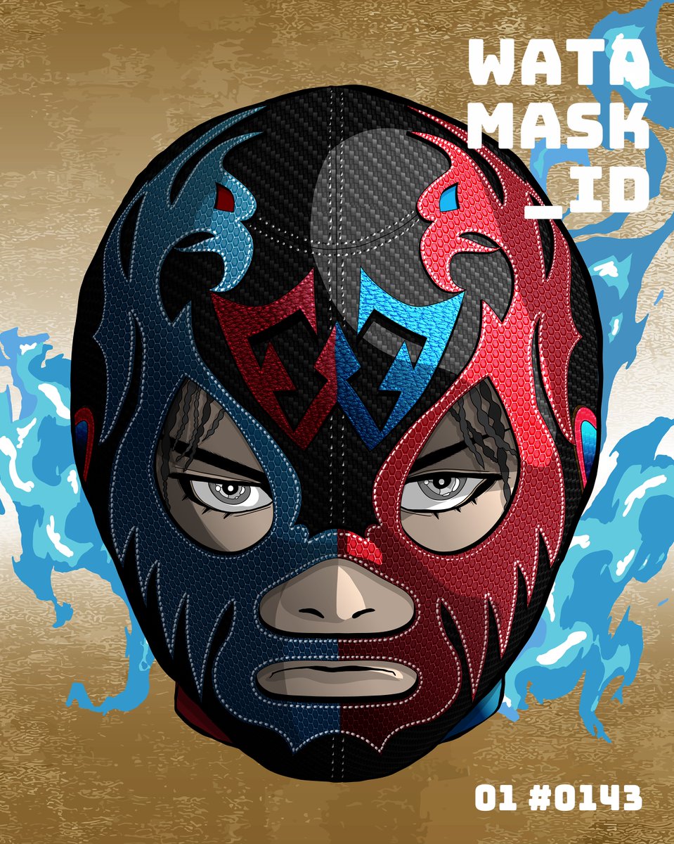 watamask's tweet photo. Unleash your inner warrior! #watamask #digitalart #illustration https://t.co/0tYu39aCUa