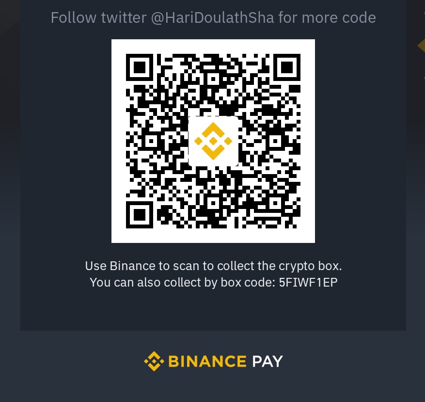 CryptoArmyPromo's tweet photo. Free Crypto Gift Box Every hour.
♥️ Follow & Retweet ♥️
Code : 5FIWF1EP
Telegram : https://t.co/E6zzRdTfdq
#BinanceGiftCode #FreeAirdrop #CryptoGiveaway #AirdropAlert #FreeCrypto #CryptoCommunity #WinCrypto #GiveawayTime #Binance #CryptoGiftCode #btc #usdt #Crypto #Ethereum https://t.co/ENOtyEskdY