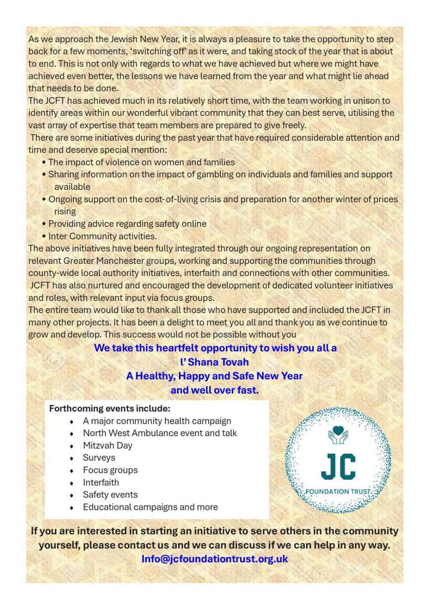 Jcfoundationtrust tweet media