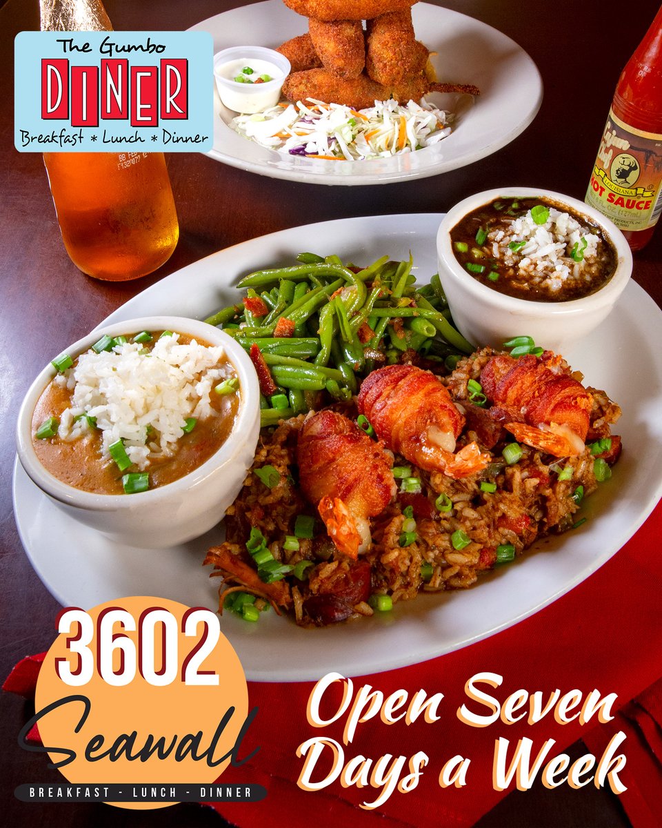 What could be better than our delicious Bourbon Street Platter? Join us any day of the week, and we will treat you to the best Cajun dish on the island.
Directions -> bit.ly/2O0SDuY
Menu or delivery ->bit.ly/3B9HooW