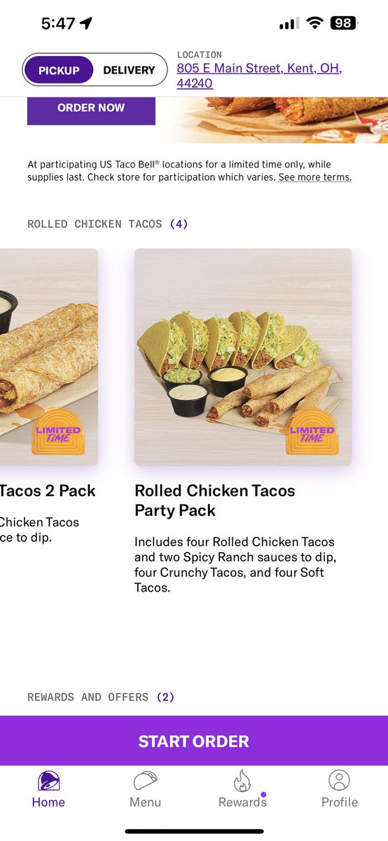 Hey <a href="/tacobell/">Taco Bell</a>, long time first time, you might want to change the picture on your app on this one…

(And feel free to send me some weird swag or whatever)