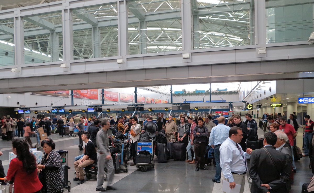 Just landed in Pyongyang, North Korea to start my training camp!