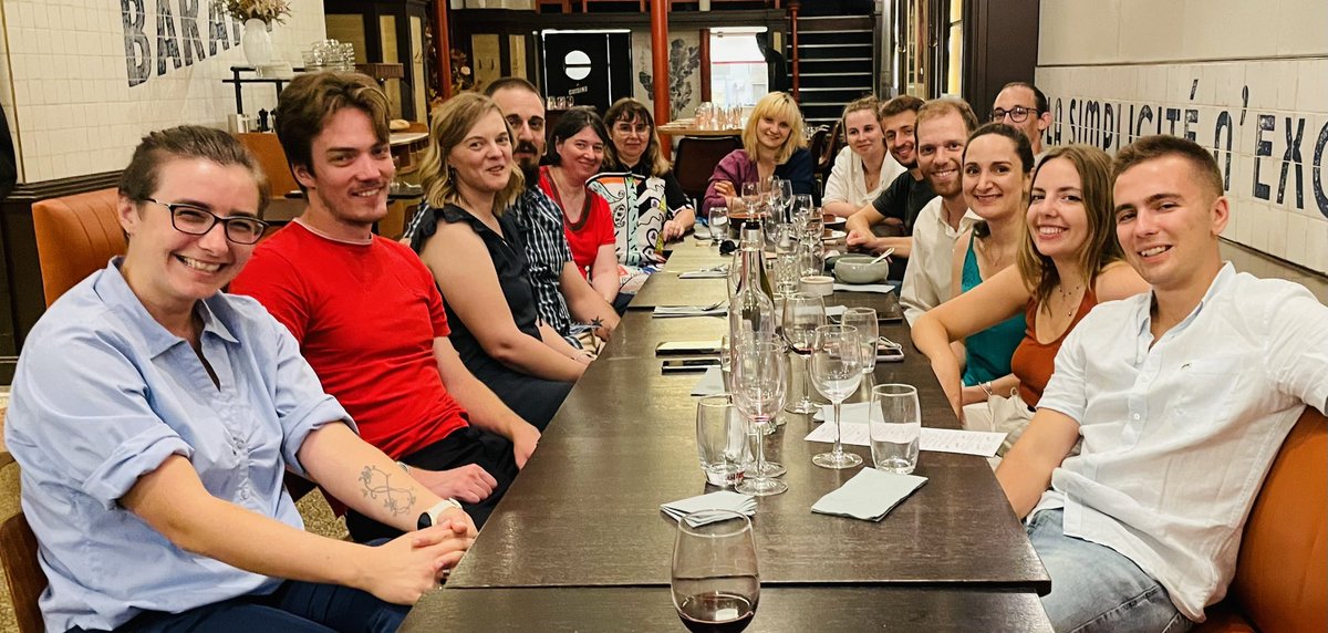 cv_villevieille's tweet image. What a lovely dinner with the full team in Lyon for #ISE2023. I could not be more proud about them. Thanks guys you are always great🤩@m_mirolo @trassart_l @doubletceliaa and others