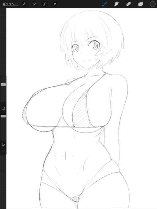 ラフ。

仕上げる。 https://t.co/XjYxL0LHJJ 