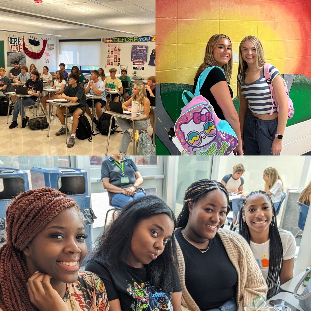 WE ARE BACK!!!  Great first day students, staff, and teachers.