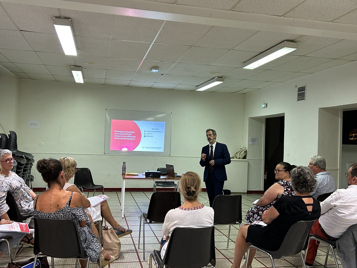 À la rencontre des élus du segréen  pour présenter notre liste aux #Sénatoriales . Des débats particulièrement riches notamment autour des déserts médicaux . Merci aux élus présents !