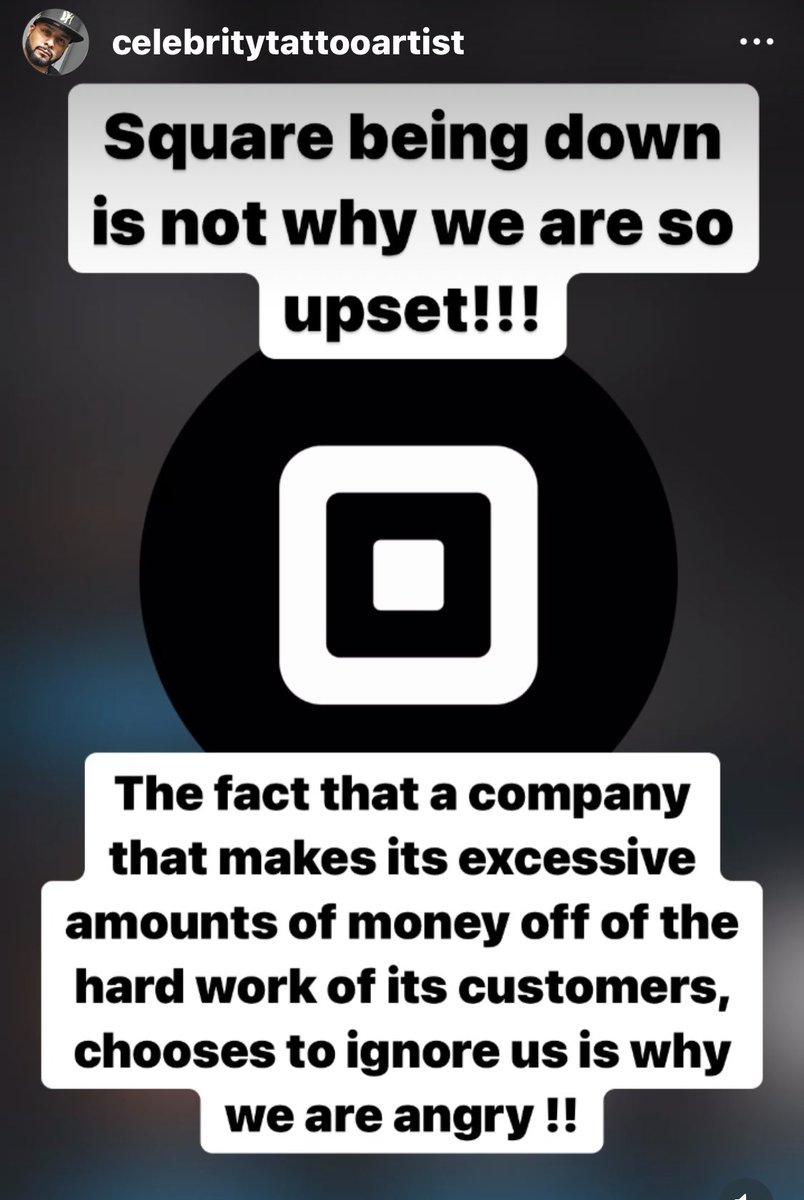 @square shutting down your customer service line without an explanation of what is going on is literally #unforgivable!! The amount of #money your company makes off of the hard work of your customers is insane ! Knowing  that this is how you deal with us !#square #SquareDown