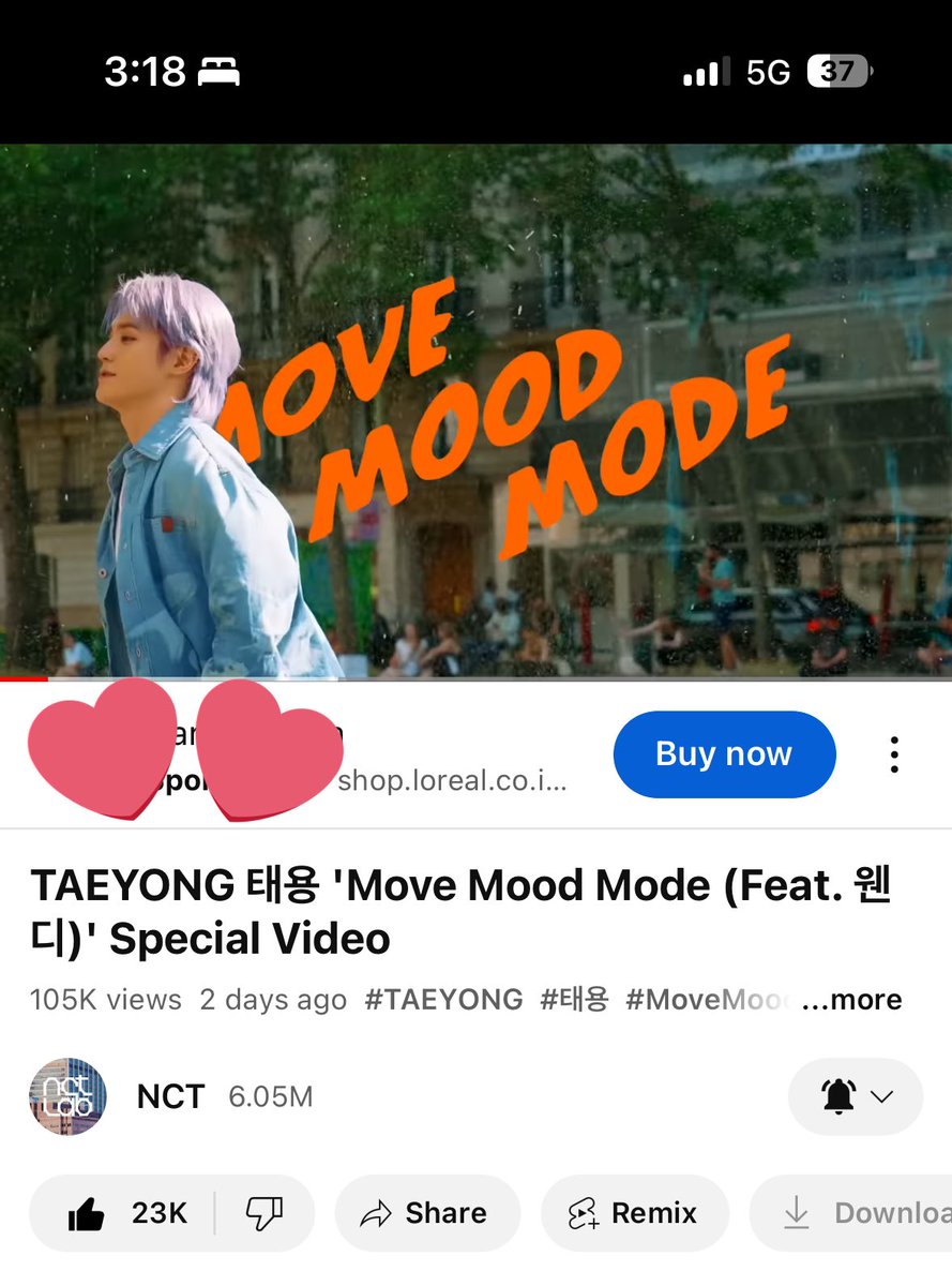 jeongread's tweet photo. #MOVEMOODMODE Youtube streaming party!
TAEYONG 태용 'Move Mood Mode (Feat. 웬디)' Special Video
https://t.co/UKlCEwVky2… via @YouTube
#TAEYONG #태용 #テヨン
-Drop proof of streaming
-Share the video to SNS
-Tag: @margareads @meemoomiii @R3taliat3 @HYUCKSM0M https://t.co/UJJoILdFTU
