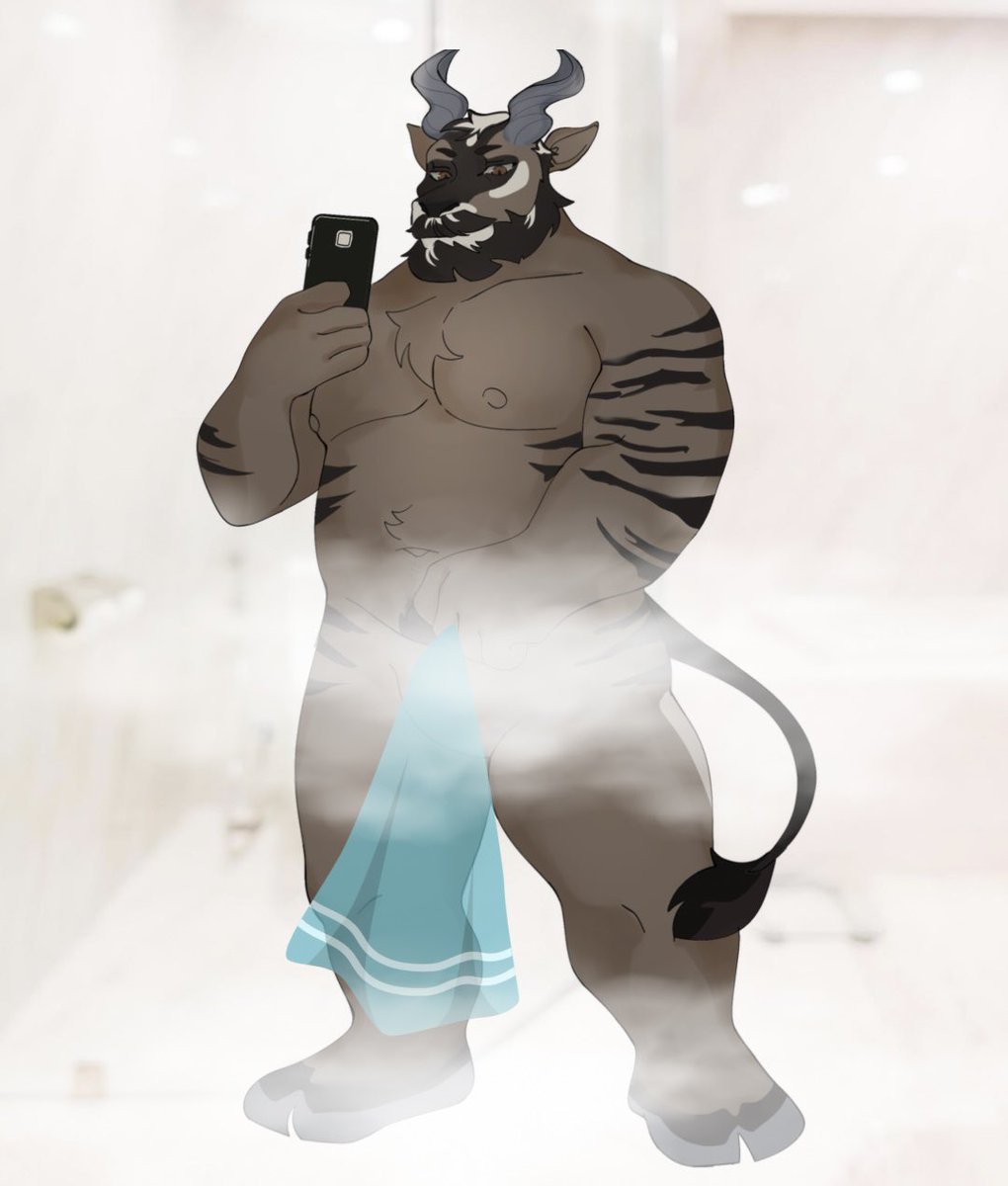 ‘ Hm, is this what you newer pups call a ‘ Thirst ’ pic? 

I don’t see the appeal, but I’ll play ball. ’

🎨: Tsukiimond.