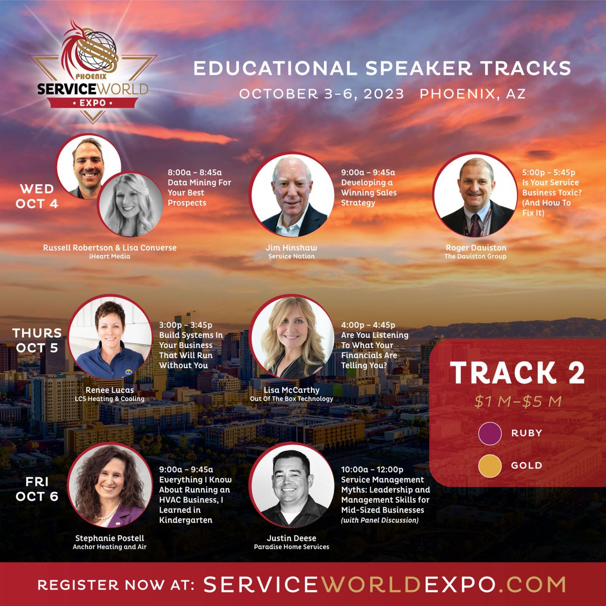 servicenation_'s tweet photo. New this year, #ServiceWorldExpo has developed training sessions based on company revenue streams. Four different tracks are available. No matter where you are on your journey we can help you with the next steps!
Register today https://t.co/hBCXs5IPxf https://t.co/cDPhtB08dC