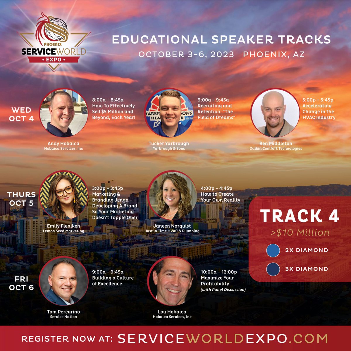 servicenation_'s tweet photo. New this year, #ServiceWorldExpo has developed training sessions based on company revenue streams. Four different tracks are available. No matter where you are on your journey we can help you with the next steps!
Register today https://t.co/hBCXs5IPxf https://t.co/cDPhtB08dC