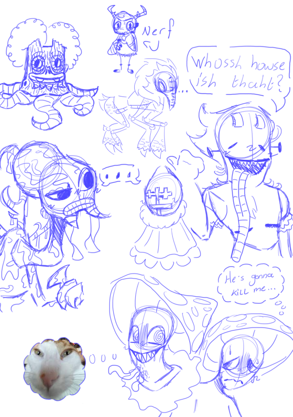 Sad_Bro_Hours's tweet photo. Hi!
I... um... uh...
I doodled my favourite MSM characters (including the silly Knurv (ILoveItSoMuchLikeOMG))
(Also, Thwok says "Whose horse is that?" if you can't read it)
#MySingingMonsters #MSMOaktopus #MSMFiddlement #MSMCantorell #MSMPoewk #MSMThwok #MSMScreemu #MSMKnurv https://t.co/D10hw9LSkg