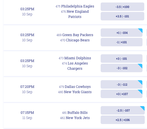 ALL NFL SPREADS SEEDED 1.6% VIG 6K SIDES INFINITE REBET
