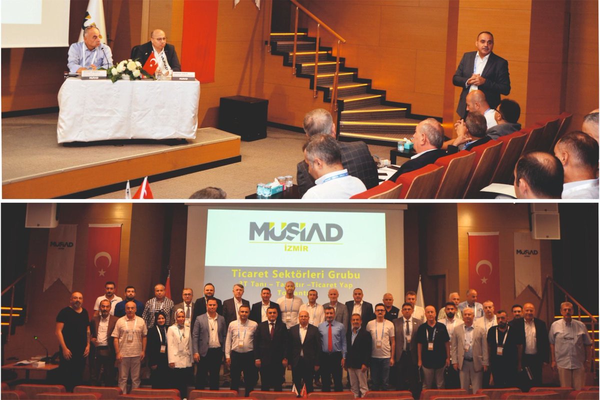 tugvaizmir's tweet photo. Çalışan Gençlik Koordinatörümüz Mümin Can Öztürk, MÜSİAD’ın düzenlediği  “Tanı, Tanıştır, Ticaret Yap” programına katılım gösterdi.

TÜGVA olarak gençlerin çalışma hayatını ve vizyoner bakış açısını önemsiyor, onların geleceği için çalışmalara devam ediyoruz. ⏳ https://t.co/3tm9jAQPcL
