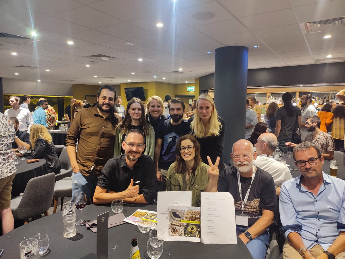 Guess who won the #herpetology pub quiz at the #SEH2023 gala dinner 🦎🐢🐍🐸☺️