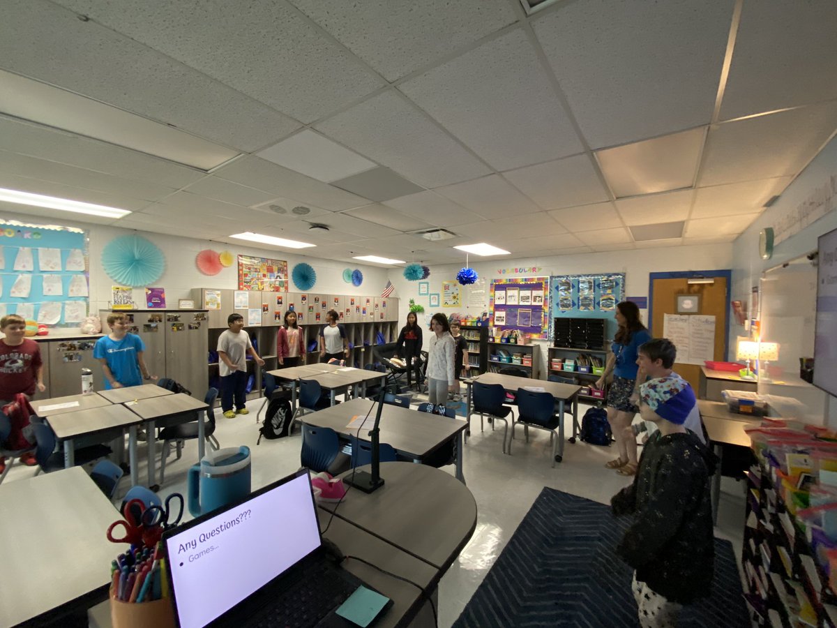 mrscurryNES's tweet photo. Had a great first Beta meeting! We even did some team building fun! #betarocks @MrsWebbMath @NatcherElem https://t.co/OTbt2ASUmz