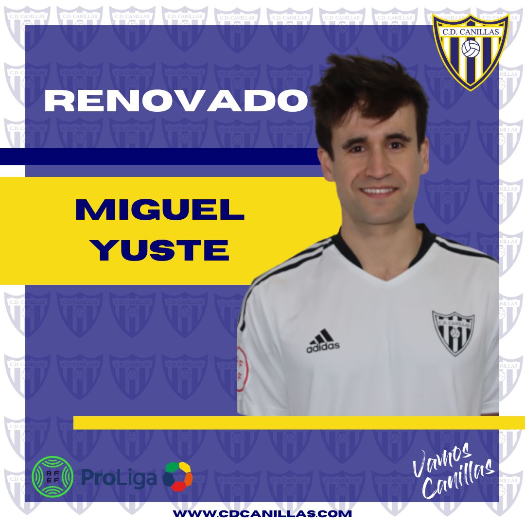 CD Canillas (@cdcanillas) on Twitter photo 🔂 ¡<a href="/MiguelYuste10/">Miguel Yuste</a> se queda!
🔝 El autor del gol que nos dio la permanencia ya forma parte de la plantilla del primer equipo en esta temporada 23-24
#LuchamosConOrgullo🤍💙 🔂 ¡<a href="/MiguelYuste10/">Miguel Yuste</a> se queda!
🔝 El autor del gol que nos dio la permanencia ya forma parte de la plantilla del primer equipo en esta temporada 23-24
#LuchamosConOrgullo🤍💙